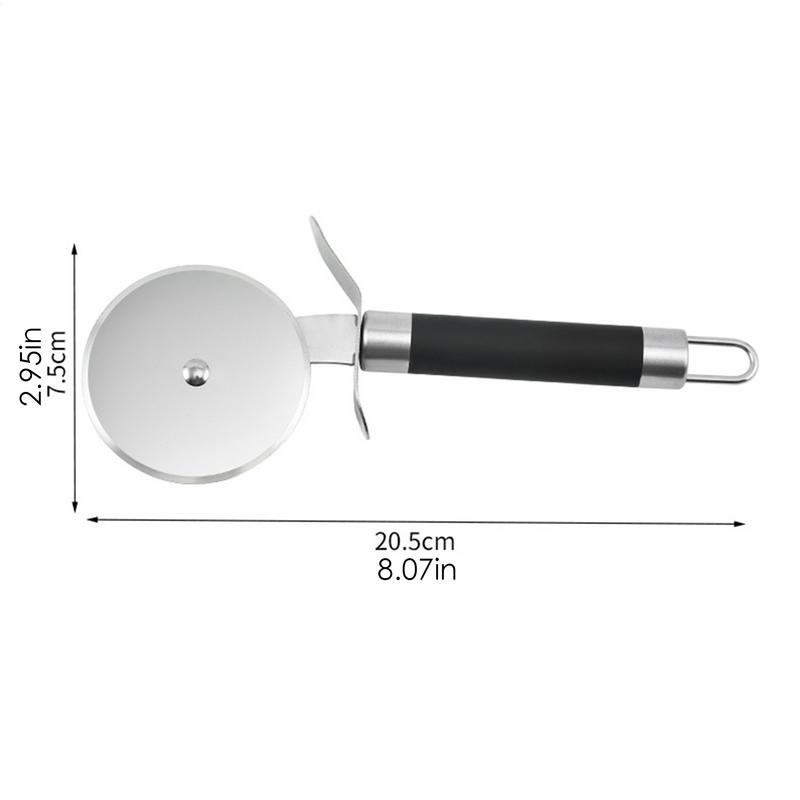Pizza Cutter Wheel Stainless Steel Pizza Cutter With Comfort Grip Rust Resistant Baking Cutter Roller Cookie Ravioli Cutter For