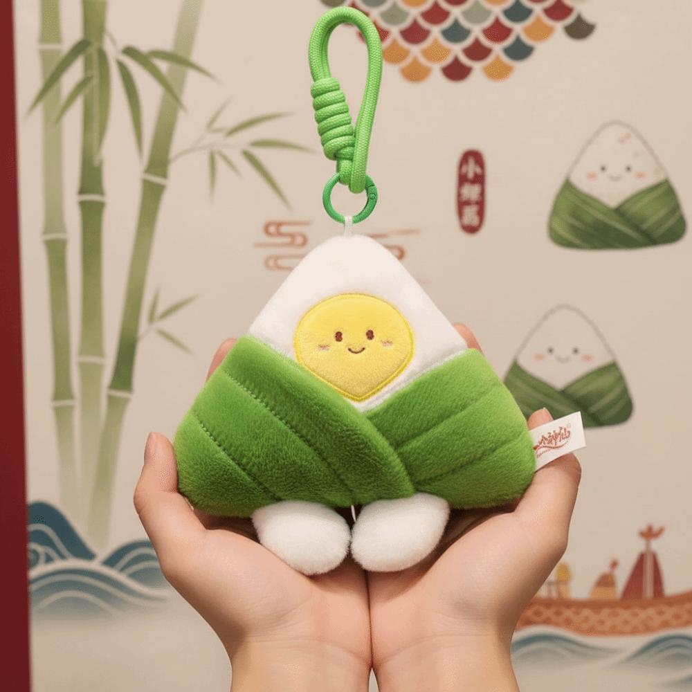 Ultra-Soft Velvet Cartoon Zongzi Plushie Dragon Boat Festival Doll  Bedside Comfort Toy