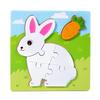 Деревянная развивающая доска-пазл с пряжками для малышей 1-3 лет
