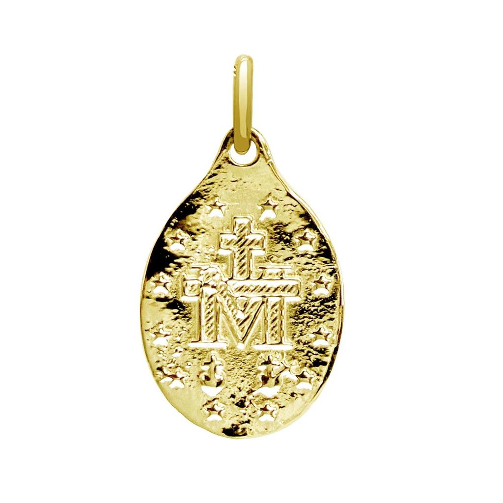 Ожерелье с подвеской в виде монеты Мария Мотив Овал K18 18K Золото [Лара Кристи] lp71-0028-yg