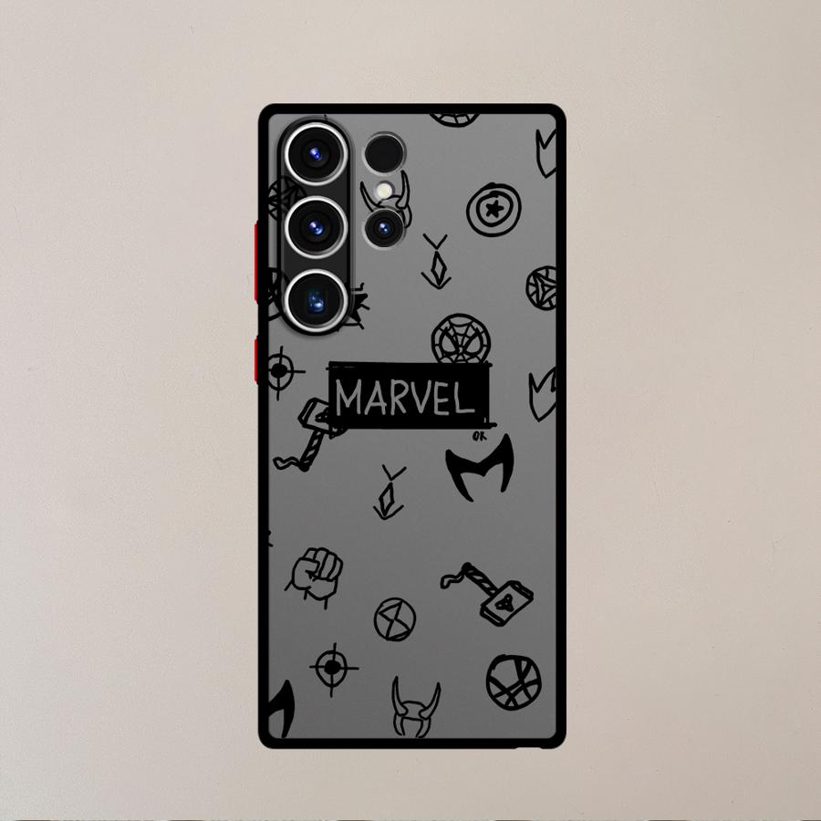Чехол с логотипом героя Marvel для Samsung Galaxy S26 S24 Plus Note 20 10+ S25 Ultra S21 S20 S23 FE S22 Funda Чехол для телефона