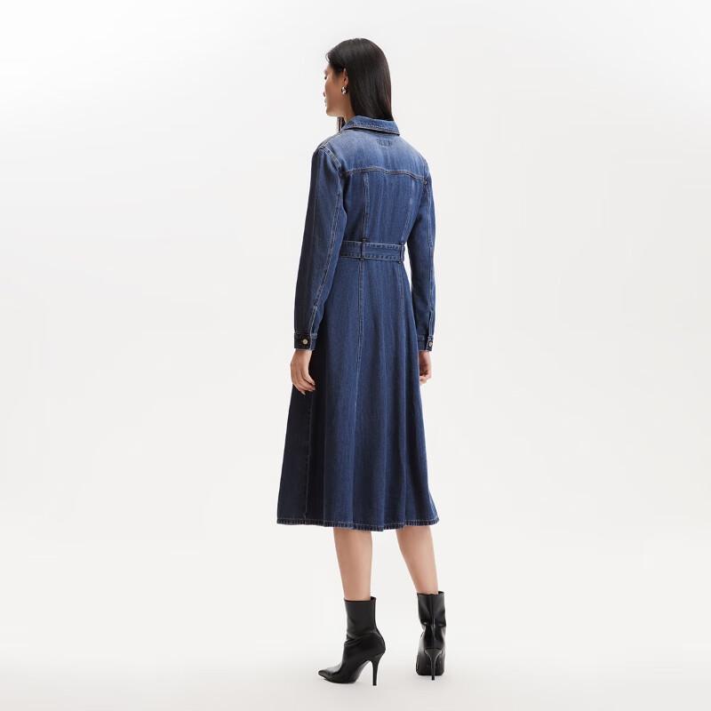 Veromoda Женское джинсовое платье из смесового хлопка