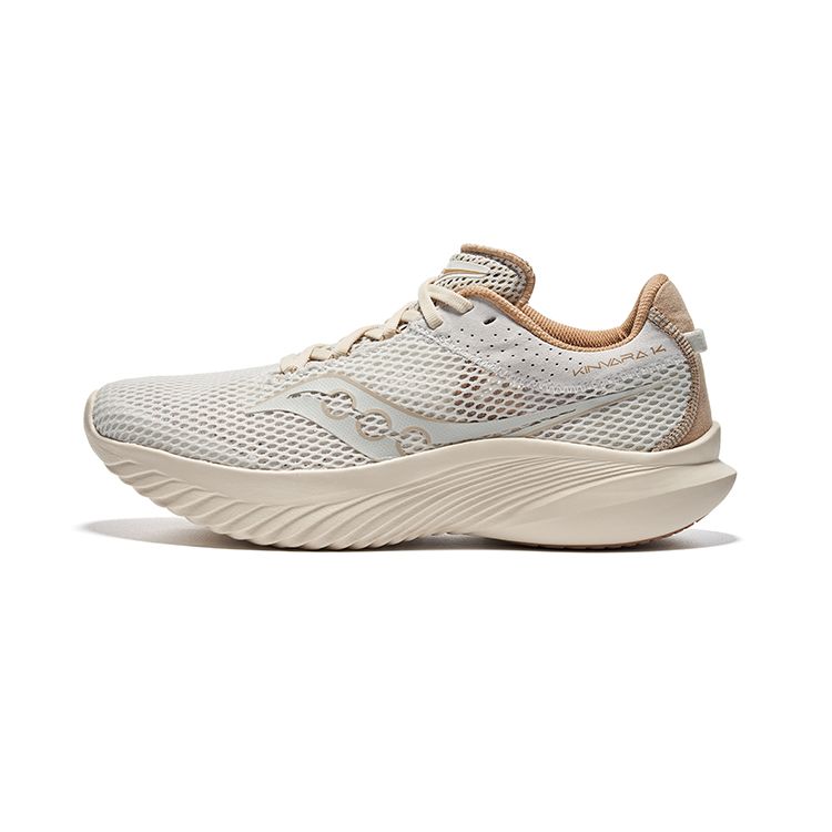 SAUCONY Kinvara 14 Casual Versatile Non-Slip Durable Low-Top Training Sprint Fitness Exam Racing Running Shoes Unisex Running Shoes Beige S20823-80