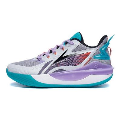 Баскетбольные кроссовки Li Ning Youth Pioneer Ling Team 3.0 V2 Cloud Technology с амортизацией, легкие, с отскоком, с низким верхом, детские баскетбольные кроссовки YKBT042-5
