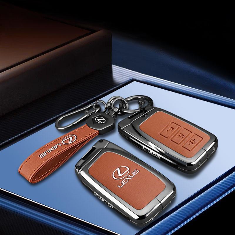 Leather Car Remote Key Fob Case Cover Shell for Lexus NX GS RX IS ES GX LX RC 200 250 350 LS 450H 300H IS250 IS300h Accessories BT9
