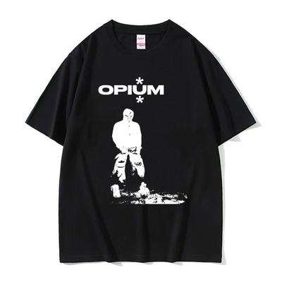 Футболка Destroy Lonely A Great Chaos с изображением Кена Карсона и надписью Opium. Модные футболки для мужчин и женщин в стиле хип-хоп, оверсайз, уличная одежда.