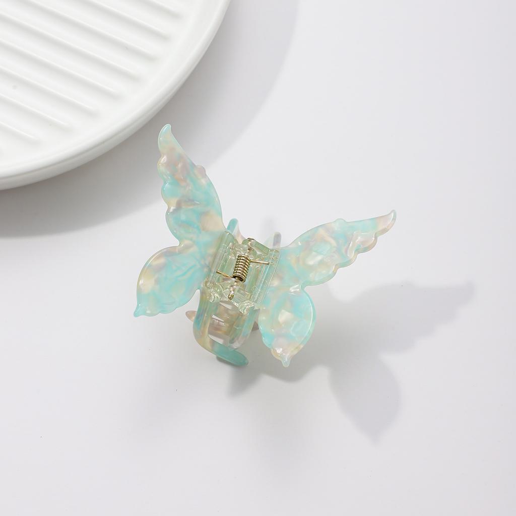 Новый ацетатный волоконный зажим для волос-бабочки, красочные французские инструменты для укладки волос, аксессуары, ретро-заколки для волос, милая заколка для волос