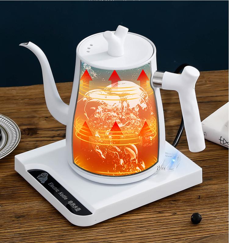 1L Electric Kettle Fast Boiling Pot Stainless Steel Household Kitchen Kettle Home Appliance 220V Water Boiling Machine