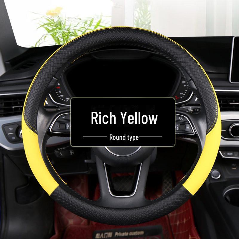 All-Season Universal Steering Wheel Cover for Trucks, Buses, and Coaches (40-50CM)