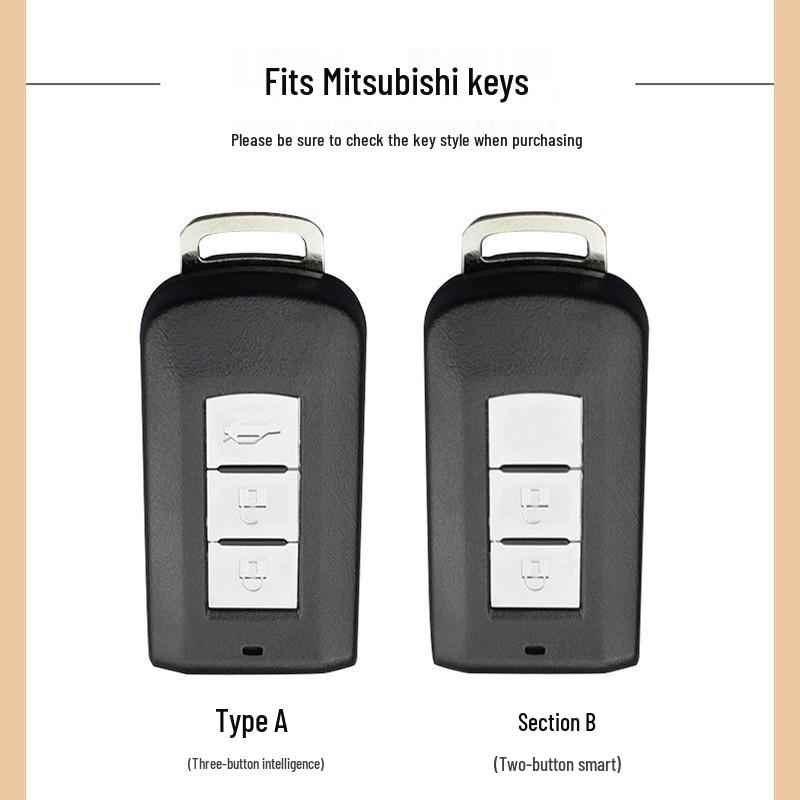 Высококлассный чехол для ключей для Mitsubishi Outlander, ASX, Eclipse Cross и Pajero Sport.