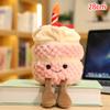 Colorful Birthday Cake Doll Toys Ornaments Cute Funny Soothing Dolls Creative Cartoon Plush Toys Children Birthday Gifts