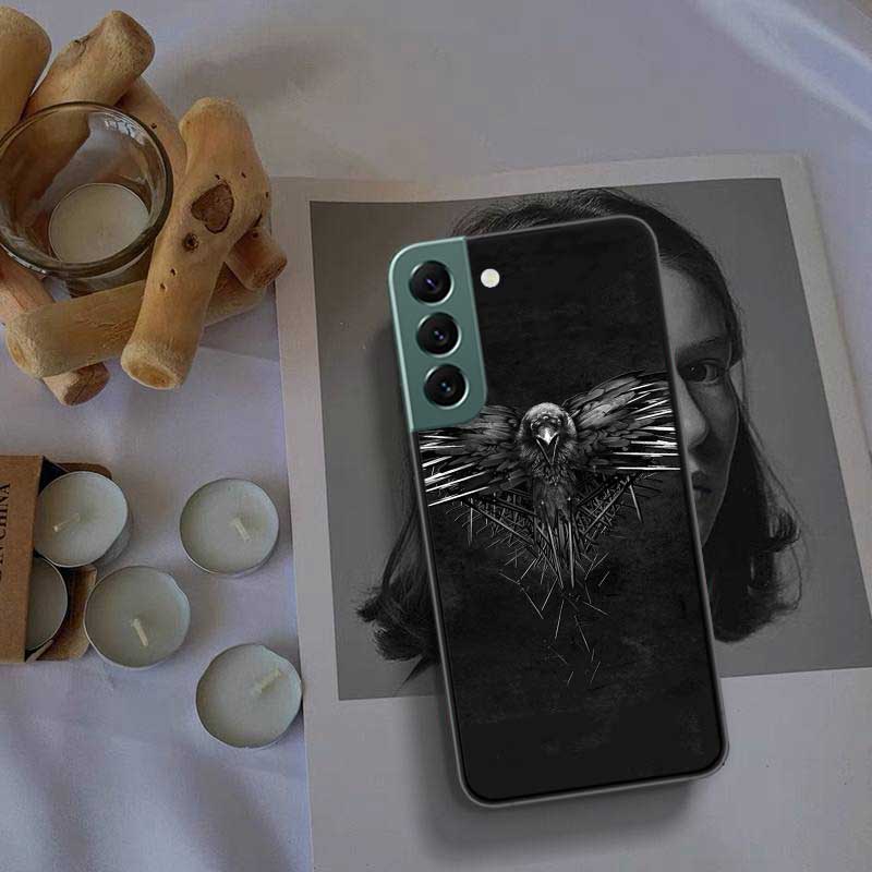 Чехол для телефона с рисунком ворона и вороны, череп для Samsung Galaxy Note 20 Ultra 10 Lite 9 8 M11 M12 M21 M30S M31 M32 M51 M52 J8 J6 J4 Plus