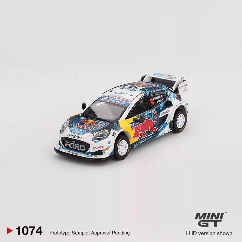 MINI GT 1078 1:64 Subaru Impreza WRC99 Афины 1074 Ford Red Bull Rally WRT Литой металлический модельный автомобиль