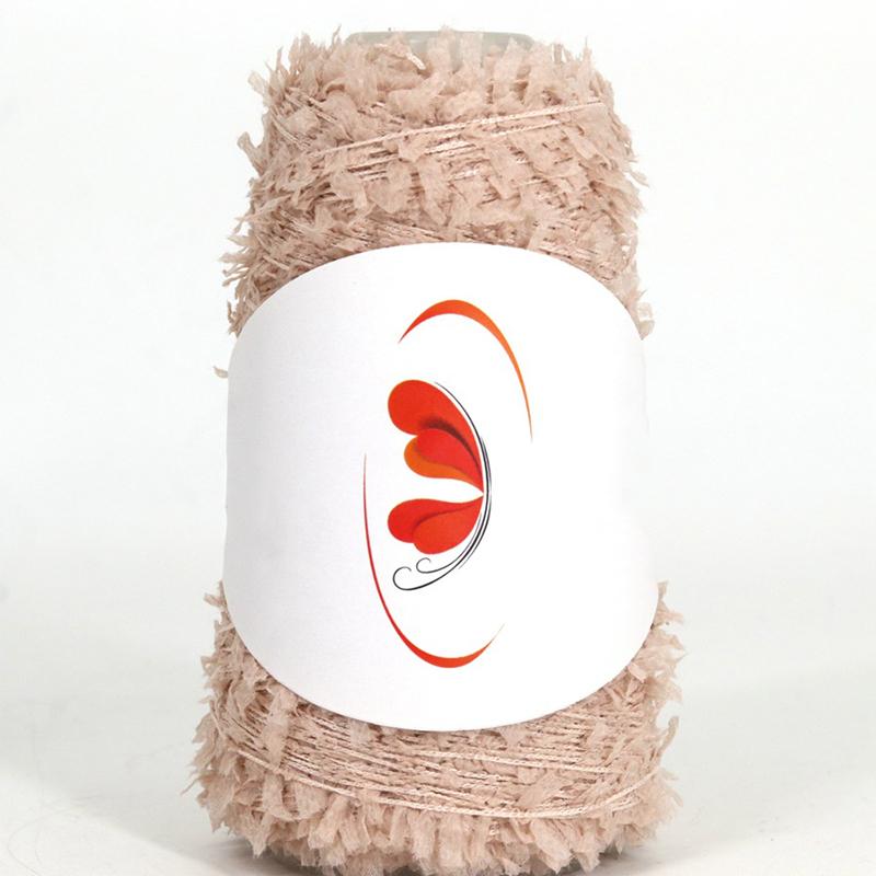 50G Rainbow Butterfly Paper Yarn Colorful Fancy Blend Partner Thread Hand Knitting Summer Baby Scarf Hat Doll Sweater Supplies