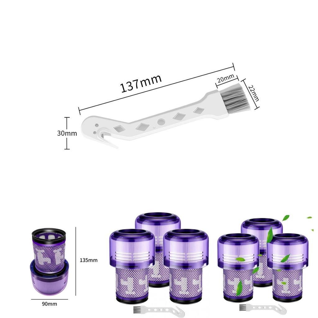 Совместимый HEPA-фильтр Dyson V10 для V6 V8 V11 V12 V15 для домашнего использования, белый