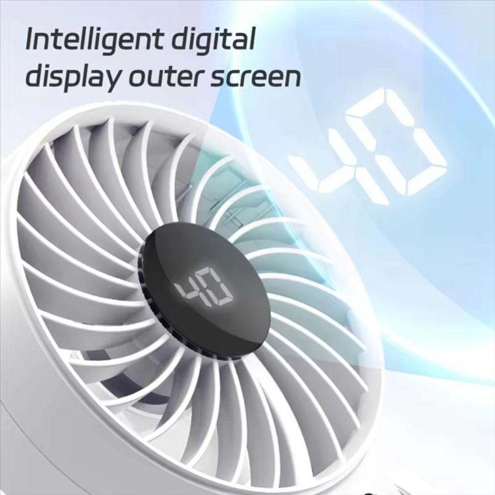 Ultra Silent Mini Portable Fan 5 Speed Foldable Fan Quiet Powerful Small Fan Dormitory Use
