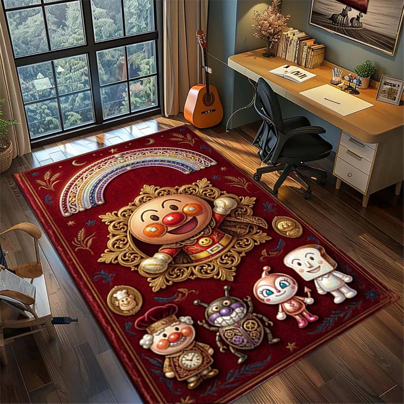 Bread Superman Home Decor Carpet Non Slip Washable Large Area Rug Bedroom Gamer Room Mat