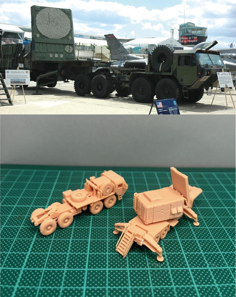 Kamiya Model 1/144 USA MIM-104F Patriot Air Defense Missile Radar (PAC-3) Resin Kit