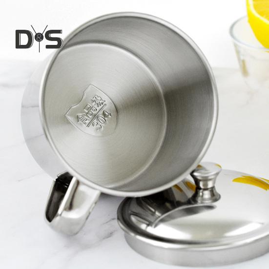 Стакан для воды из нержавеющей стали с ручкой-крышкой, кружка для горячих и холодных напитков для кемпинга, пикника, барбекю, устойчивый к коррозии, легкоочищаемый, одностенный, воздушный, пивной стакан