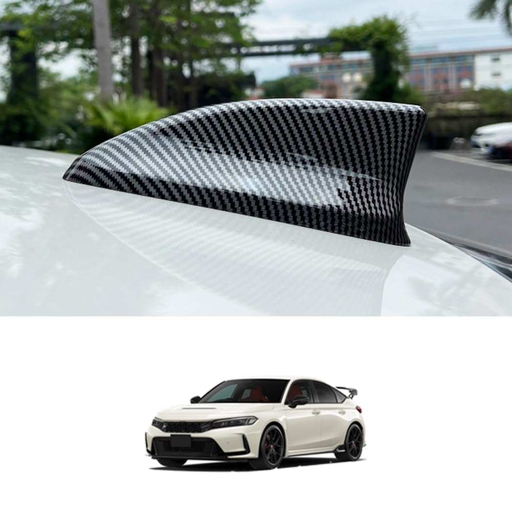 Для Civic Type R FL5 Специальная декоративная крышка антенны типа «акулий плавник» Автомобильная накладка АБС
