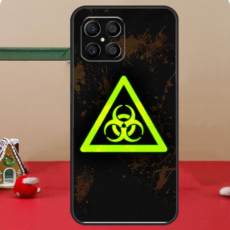 Логотип-символ биоопасности Чехол для Honor Magic 6 7 8 Pro Honor 400 200 70 90 Lite X8c X8b X9a X9b X9c X9d Win RT Чехол