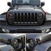 Locking Hood Latch for Jeep Wrangler JL JK 2007-2017 Black Steel Hood Catches Kit for Passenger and Driver Side Accessories