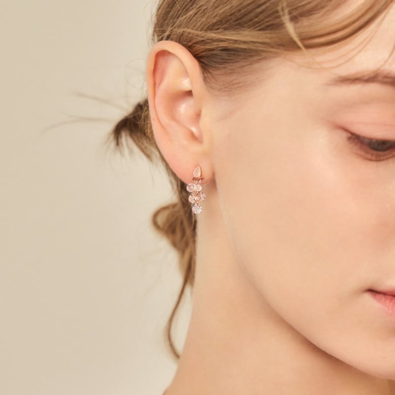 CRANNE 14K GF Grape Earrings C24EGF161