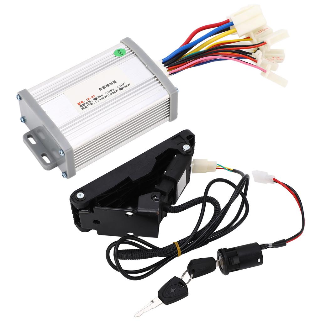24 В 800 Вт электрический трехколесный велосипед контроллер педаль акселератора комплект литиевая батарея велосипед модернизация комплект