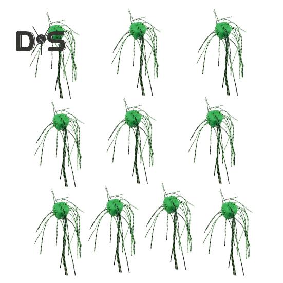 10 шт. 1,4 см/4 г мягкие приманки в форме кубиков с юбкой, медленно тонущие цветные искусственные приманки из ПВХ для ловли пресноводного соленого окуня, сома, рыболовные принадлежности