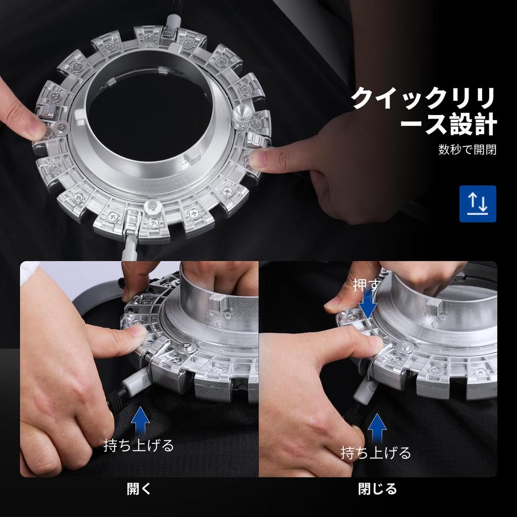 Квадратный софтбокс NEEWER 40x40 см, быстрая установка, быстрое складное крепление Bowens с совместимым видеосветом Godox Aputure 120d Q4, студийная вспышка, стробоскоп NS15S