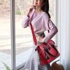 Fashion Handbag, Luxury, Solid Color, Female, Vintage, Designer Handbags, Four-piece, Shoulder Bag