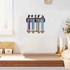 Football/Running Medal Hanger Display - Wall Stand for Home, Gymnastics, Swimming, and Competition Badges, Iron Art