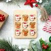 Christmas Wooden Board Game Santa Snowman Reindeer Tree Pieces 2 Player Mini Chess Board Puzzle Toy Party Classical Strategic Tabletop Game