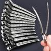 Woman Hair Care Clips Metal Steel Hairdressing Sectioning Clip Clamps Barber Hair Cut Use Styling Tools Hair Root Fluffy Hairpin