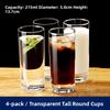 High Temperature Resistant Glass Cup Set for Home Use Guest Drinking Tea Juice Beer White Wine Cup New Model Transparent roun...