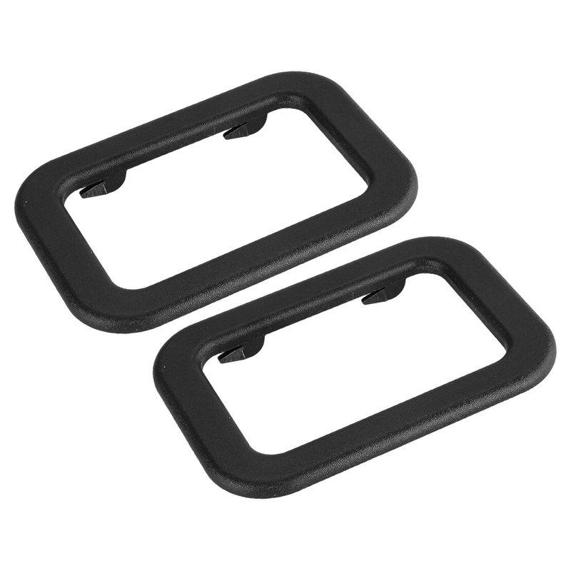 51211876043 4Pcs Interior ide Door Handle Trim Bezel Frame Black Plastic Fit For BMW E30 E28 E23 E24 318i 325e 524TD 533i