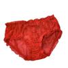 Women's Sexy Lace Hollow Fun Gauze Bubble Pants Cotton File Underwear