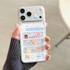 Мультяшная ПЭТ-пленка для линз и задней панели iPhone 16/17 Pro и Pro Max