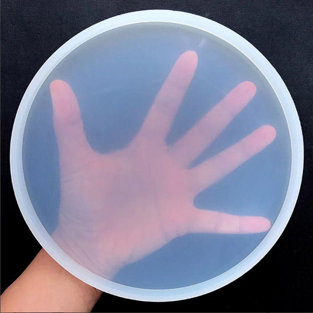 Craft Silicone Fluid Arts Cup Mad Jewelry Making Mould Round Epoxy Resin Casting Molds Coaster Mold