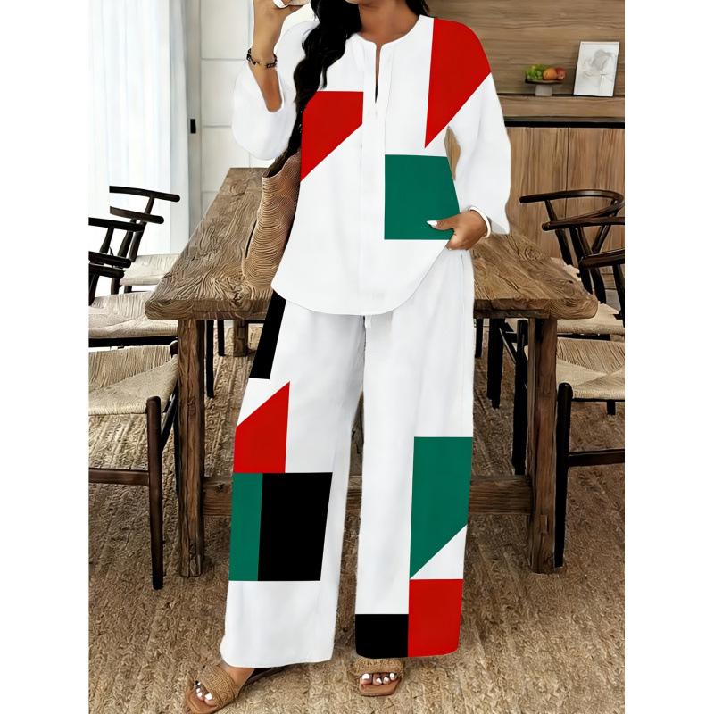 Women's Wholesale Long Sleeve Lace Flower Long Sleeve Ethnic Style Women's Hot Selling Set