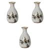 Set of 3 Yukimitake 2 Sake Bottles X Cm Sake Bottles Setomonohonpo No. [7.5 14.3 (300 Cc)]