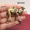 Antique Brass Plated Camel Figurines Miniatures Feng Shui Ornaments Copper Zodiac Animal Desktop Decoration Crafts Living Room