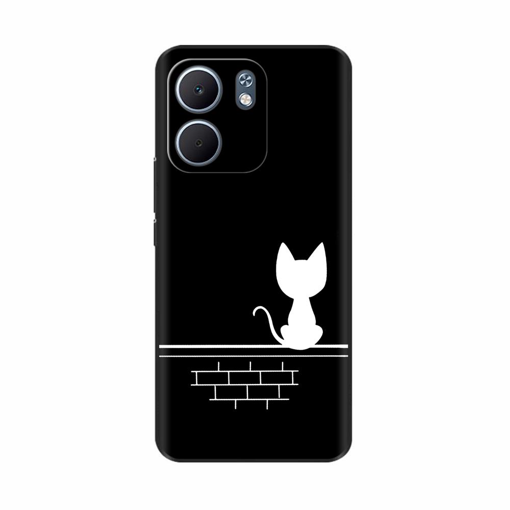 Чехол для Oppo A5x Мягкий силиконовый чехол для телефона Черная ТПУ задняя крышка для Oppo A5X A5 x 4G 5G Чехол Милые принтованные сумки Fundas Coque
