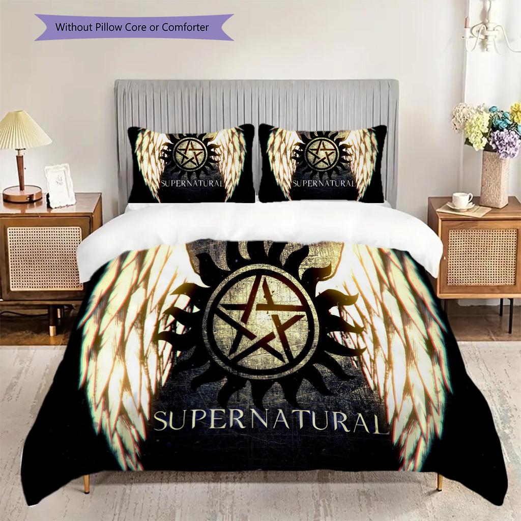 Supernatural Three Brothers Unite Bedding 1 Duvet Cover 2 Pillowcase Without Core Bedding Set Duvet Cover And Pillowcase