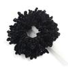 Pure Color Velvet Hair Rope Elastic Scrunchie Ornament Ponytail Holder