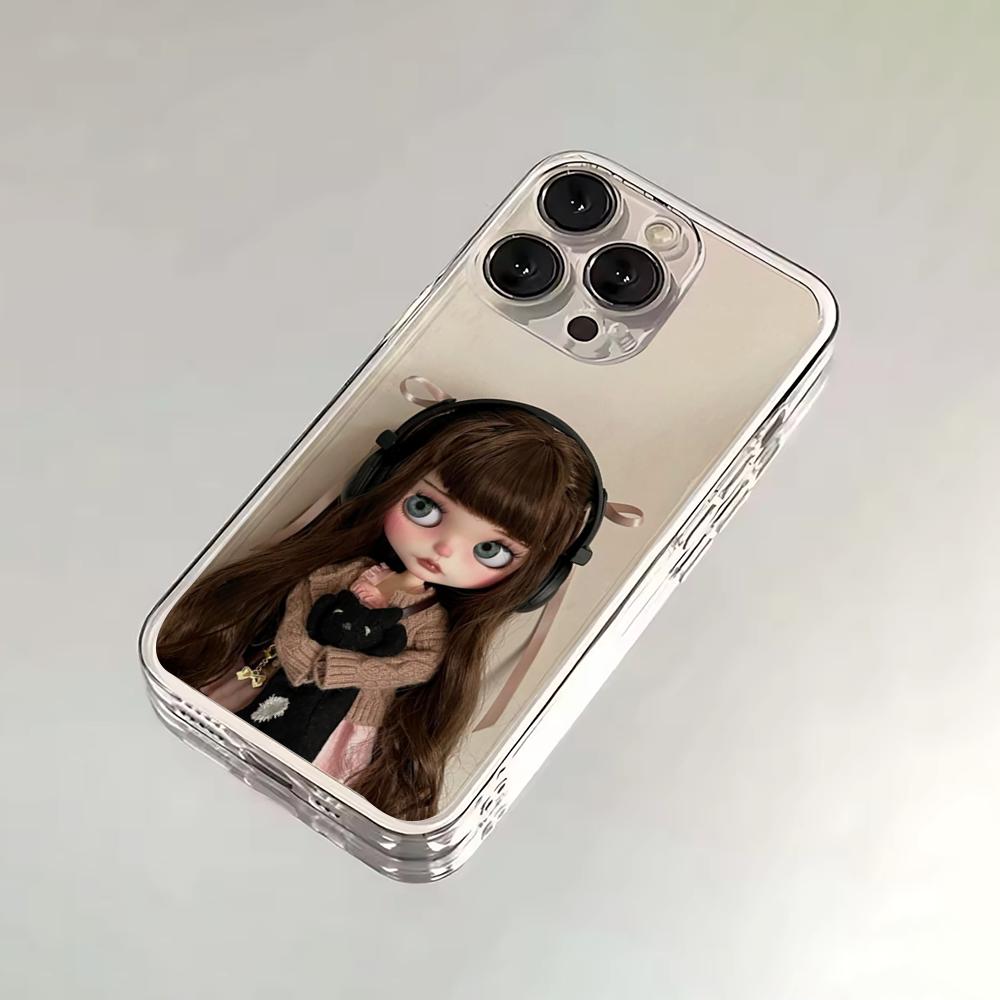 Doll B-BlytheS Cute Phone Case For iPhone 16,15,14,13,12,11 Plus,Pro,Max,XR,XS,X,7,8 SE,Mini Transparent Silicone Soft