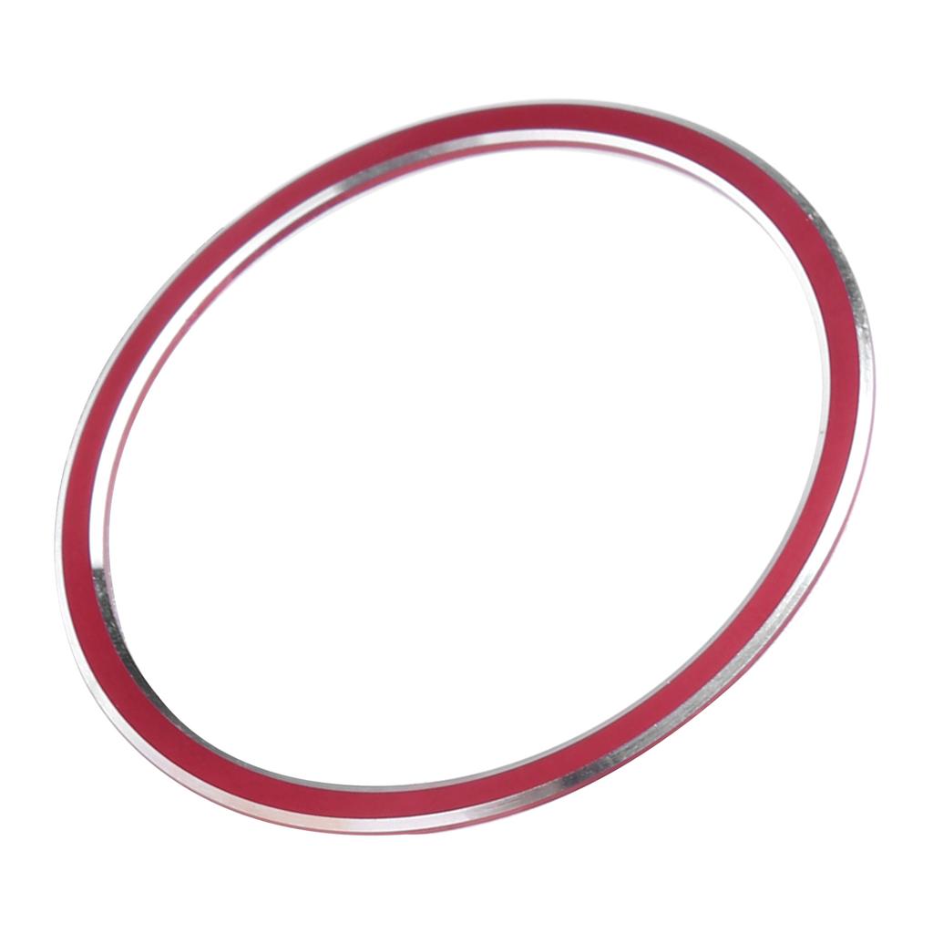 Ignition Inner Ring Trim Car Decoration Replacement for MercedesBenz A B C E Class CLA CLS GLC GLE(Red )