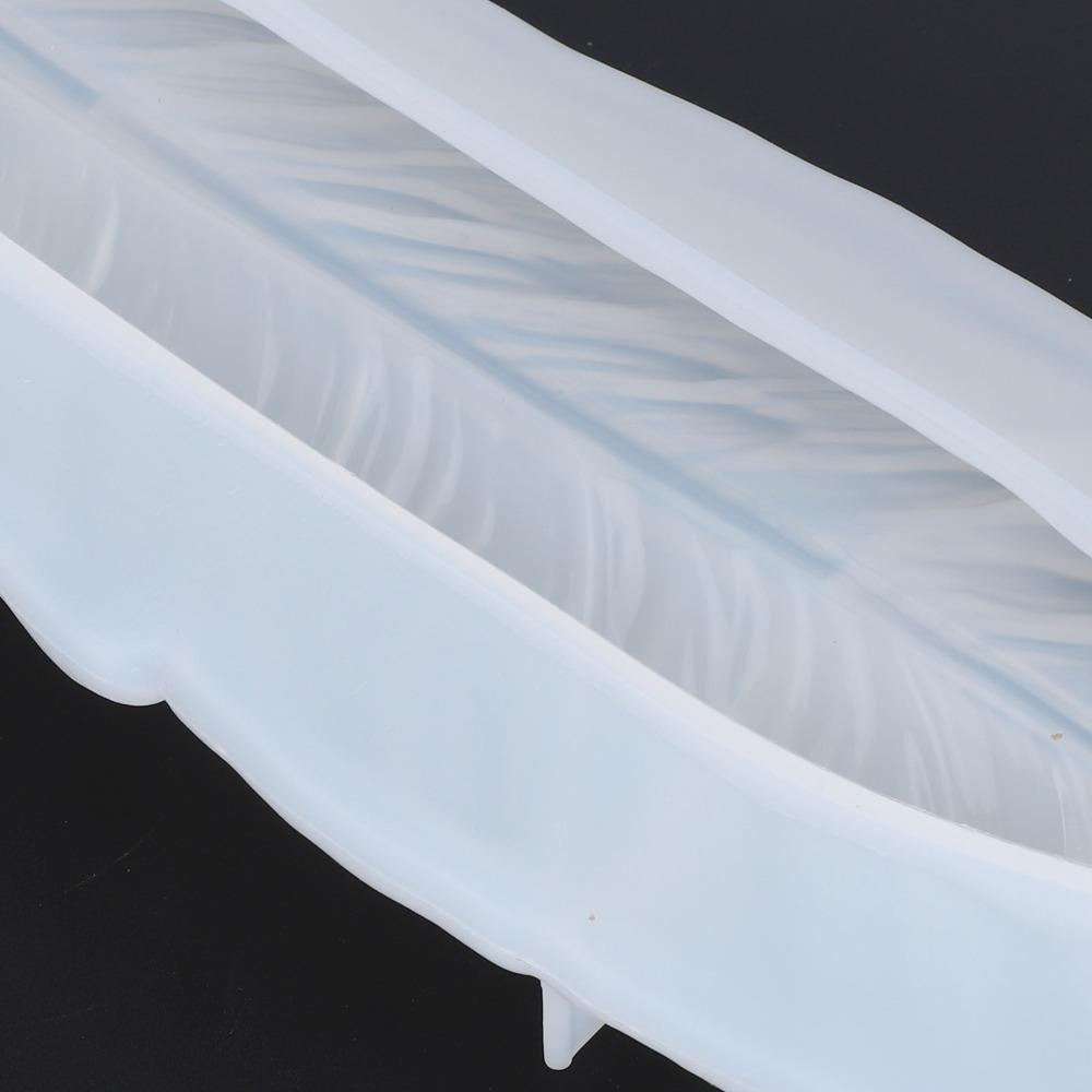 White Silicone Mold Feather DIY Resin Mold Jewelry Tools Resin Casting Mold DIY Crafts