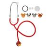 Pediatric Clinician Stethoscope Kid Friendly Cartoon Animals Ultra Thin  Diaphragm Monitoring S