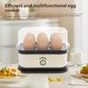 Electric Egg Cooker 6 Egg Capacity Eggs Boiling Machine Stainless Steel Electric Eggs Boiler US Steamer for Kitchen Accessories